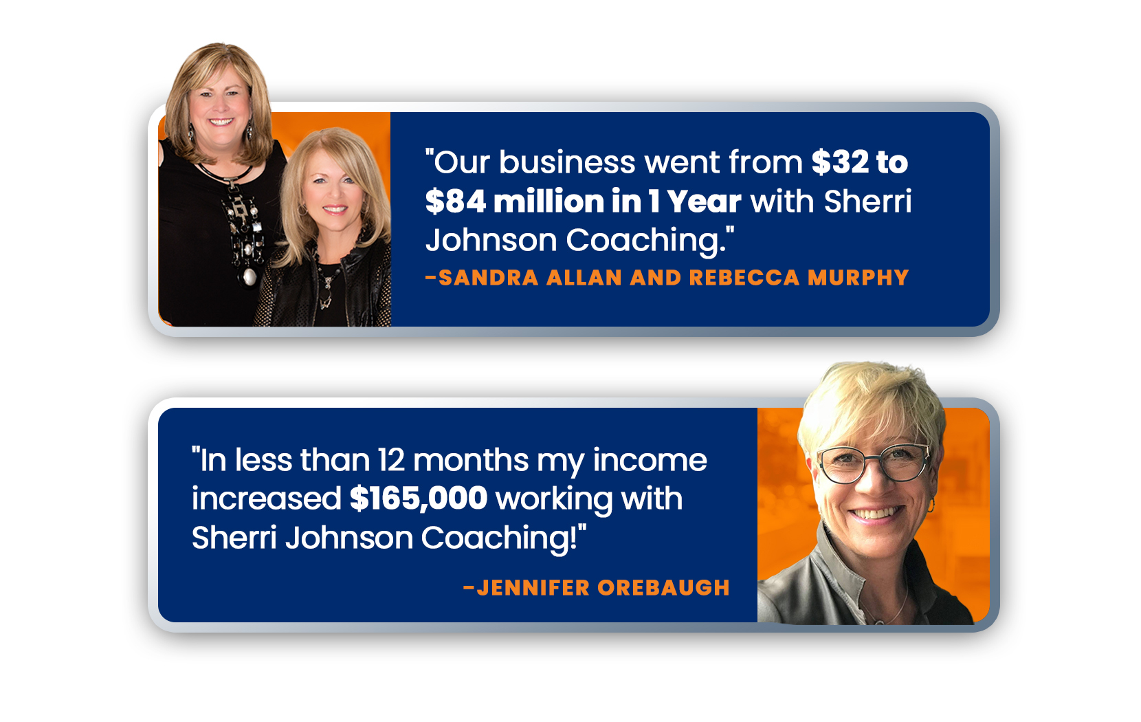 Testimonials - Rebecca Murphy and Jennifer Orebaugh